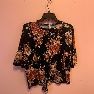 Floral crop top